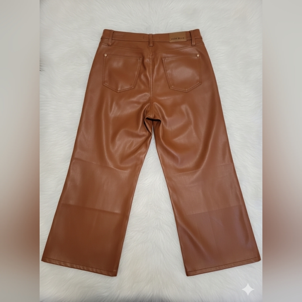 Judy Blue Camel Brown Trousers - Picture 4 of 12